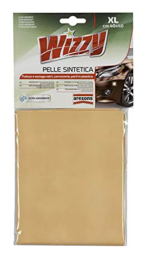 Arexons Wizzy, Finta Pelle, Panno Sintetico Per Lavare E Pulire L'Auto