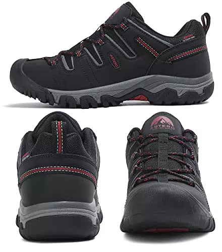 ASTERO Scarpe da Escursionismo Uomo Nero 46