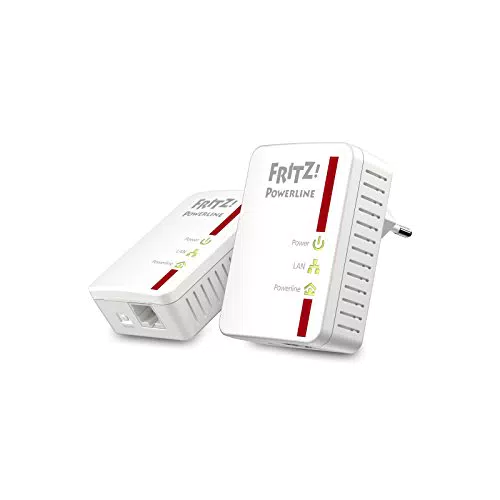 AVM FRITZ!Powerline 510E Edition International, Kit di 2 adattatori extender fino a 500 Mbit/s