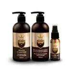 BE MY BEARD, confezione da tre prodotti, con shampoo e balsamo per barba e olio idratante per il viso