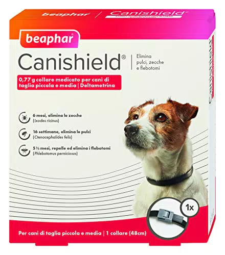 Beaphar Canishield Collare Antiparassitario Small/Medium
