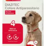 Beaphar Diazitec Collare Antiparassitario per Cane, 4 Mesi di Trattamento Efficace contro Pulci e Zecche