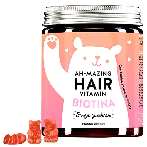 Bears With Benefits Ah-Mazing Hair Vitamin Con Biotina Senza Zucchero - Capsule