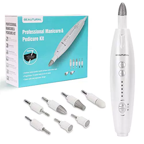 BEAUTURAL Manicure e Pedicure Elettrico Professionale Kit