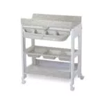 Bebeconfort Dolphy Fasciatoio con Vaschetta per Bagnetto Neonato, grigio