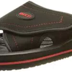 Beco Ciabatte Unisex, Rosso/Nero, 43