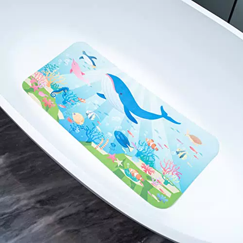 BEEHOMEE Tappetini antiscivolo da bagno, 89 x 40 cm
