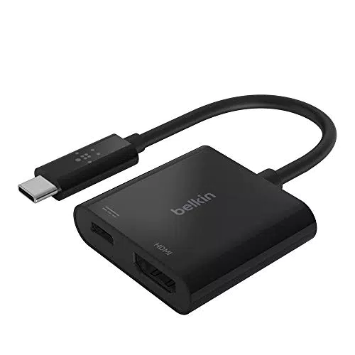 Belkin AVC002btBK Adattatore da USB-C ad HDMI e Ricarica