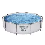 Bestway 56406-3 Piscina Fuori Terra Steel Pro Max Rotonda da 305x76 cm