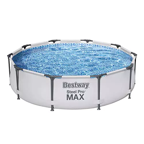 Bestway 56406-3 Piscina Fuori Terra Steel Pro Max Rotonda da 305x76 cm