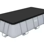 Bestway 58232 Telo di Copertura per Piscina Fuori Terra Rettangolare da 404 x 201 x 100 cm e 412 x 201 x 122 cm