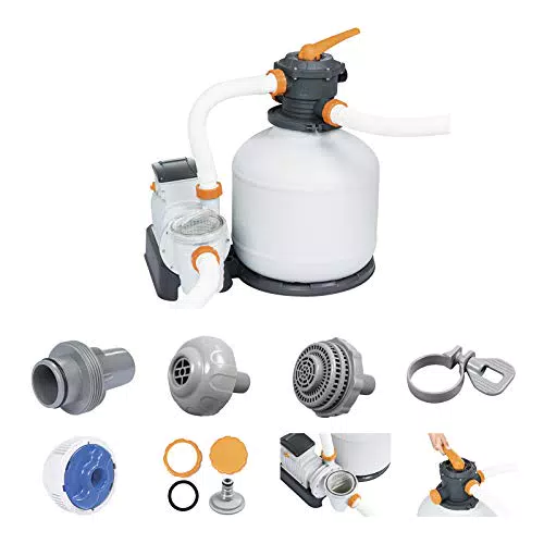Bestway 58486-2 Pompa Di Filtraggio A Sabbia Da 11.355 L/H