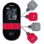 Beurer EM 59 Elettrostimolatore Tens/Ems con Funzione Calore, Inclusi 4 Elettrodi gel Autoadesivi