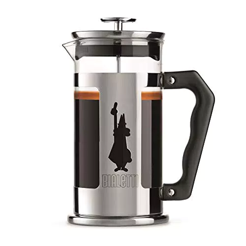 Bialetti Coffee Press Preziosa, Pressofiltro French Press per Caffè o Tè, 3 tazze