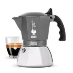Bialetti Macchina da caffè a induzione Brikka, 4 tazze