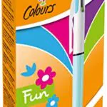 Bic4 Colours Fun Penna a scatto, Punta Media 1, 0 mm