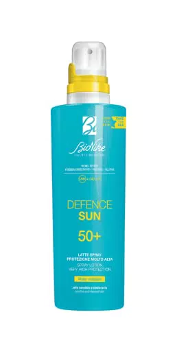 Bionike Defence Sun - Latte Spray Solare per Pelli Sensibili e Intolleranti SPF 50+