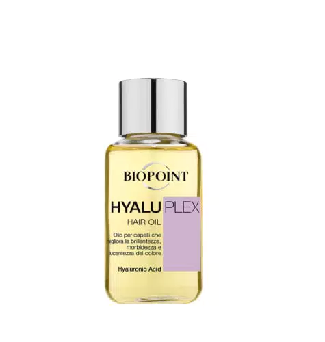 Biopoint Hyaluplex Hair Oil, Olio Capelli Ristrutturante con Cheratina e Acido Ialuronico