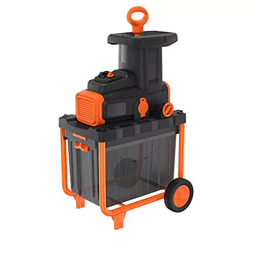 BLACK+DECKER Biotrituratore con Motore a Induzione - Capacità di taglio 4