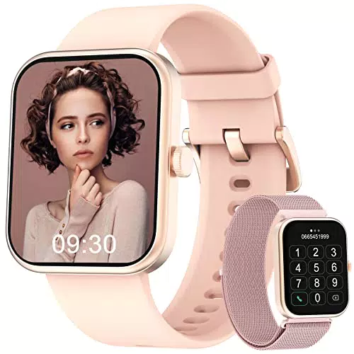 Blackview Smartwatch Donna, Effettua e Rispondi alle Chiamate,1,83'' Orologio Intelligente Fitness,100 Modalità Sportive,Cardiofrequenzimetro,SpO2, Monitoraggio del Sonno, Calcolatori,Android iOS