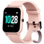 Blackview Smartwatch Donna, Orologio Fitness con Contapassi Saturimetro Sonno Cardiofrequenzimetro da Polso + 2 cinturini