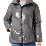 Blauer Giubbino Corto Imbottito, Grigio Ferro, L