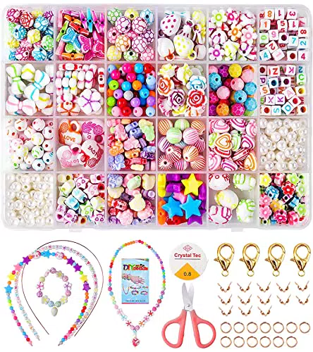 BLAZOR Perline per Braccialetti, Kit Crea Braccialetti