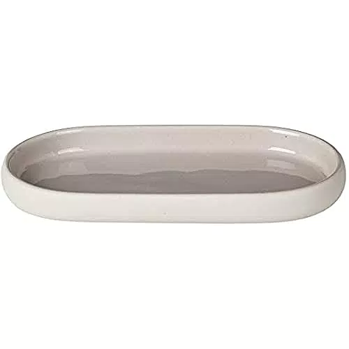 blomus Sono Vassoio in Ceramica,  19 cm, beige