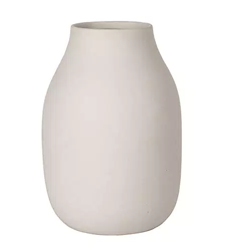 Vaso "Moonbeam", altezza 20 cm, diametro 14 cm, beige