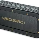 BOGASING Cassa Bluetooth Potente, M4 Speaker Bluetooth Portatile, nero