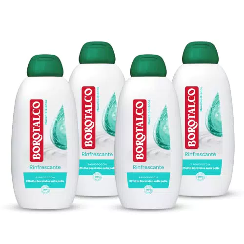 Borotalco Bagnodoccia Rinfrescante Muschio Bianco, Bagnoschiuma Corpo