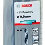 Bosch Accessories 2608577267 HSS PointTeQ - Set da 10 Pezzi di Punte Elicoidali per Trapano per Metallo