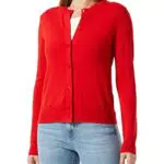 BOSS Fadenasis Cardigan Sweater, Rosso Accesso