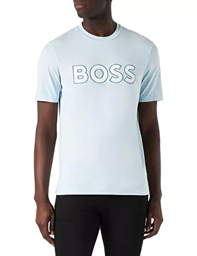 BOSS Telogox Maglia, Open Blue469, XL Uomini