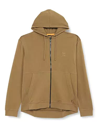 BOSS Zetalky felpa da uomo, Dark Green, XXL