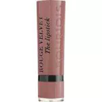 Bourjois - Rouge Velvet The Lipstick - Rossetto Opaco a Lunga Tenuta in Stick - 013 Nohalicious - 2.4 g