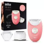 Braun Silk-épil 3 Depilatore Donna, Epilatore con Luce SmartLight