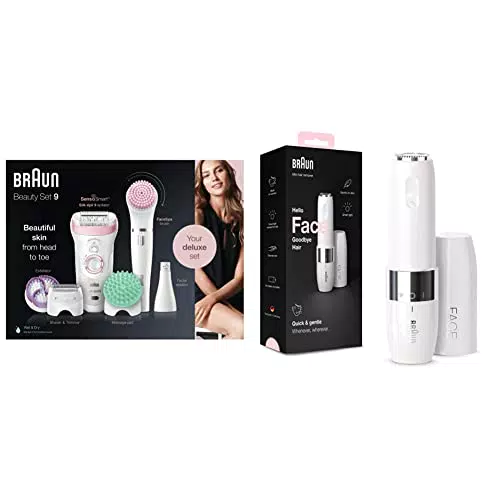 Braun Silk-Épil Beauty Kit 9 9-995 9-In-1 Wireless Depilazione Wet & Dry