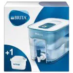 BRITA Dispenser Filtrante Flow per acqua, Blu - incluso 1 Filtro MAXTRA+ per la riduzione di cloro