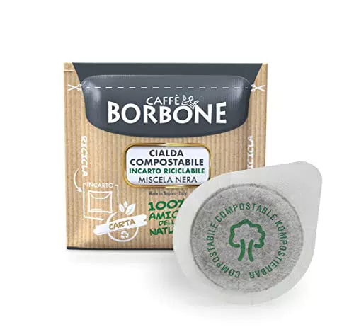 Caffè Borbone Cialda Compostabile, Miscela Nera - 150 Cialde