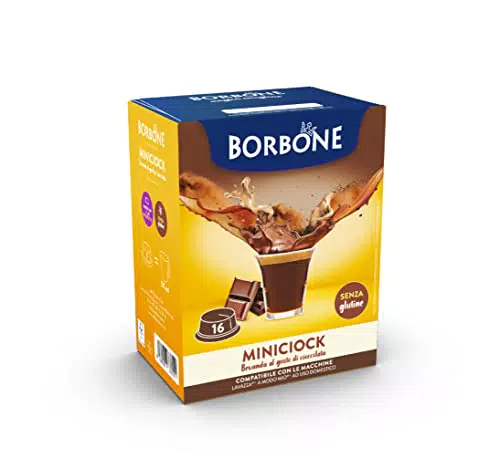 Caffè Borbone MiniCiock, Bevanda al gusto di Cioccolato - 96 capsule