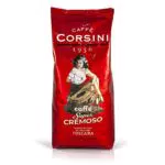 Caffè Corsini in Grani, Super Cremoso. Confezione da 1kg. Selezione di chicchi per un caffè forte e dalla piacevole cremosità