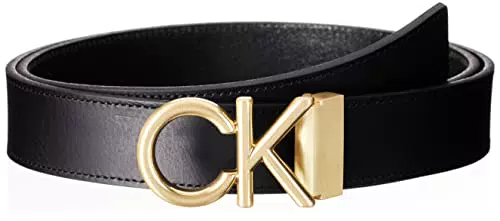 Calvin Klein ADJ CK METAL BOMBE GOLD 35MM, Cinture Uomo