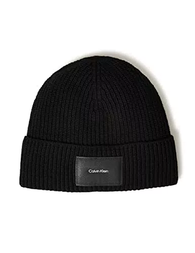 Calvin Klein Cappello Lavorato a Maglia, nero