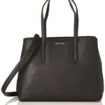 Calvin Klein CK MUST TOTE MD, Nero, Taglia unica, Ck Nero