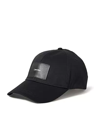Calvin Klein CK PATCH BB CAP, Coperchio Uomo, Nero, Taglia Unica