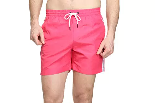 Calvin Klein costume a pantaloncino, Pink Flash, 4XL Uomo