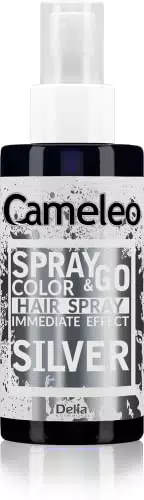 Cameleo - SPRAY & GO - Risciacquo spray per capelli - Nebbia Argento - Per capelli biondi