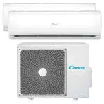 Candy, Condizionatore Smart Linea Pura, Climatizzatore Dualsplit con 1 Unità Esterna e 2 Interne 9000-12000 Btu
