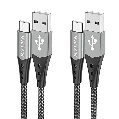 Cavo USB C in Nylon con Ricarica Rapida per Samsung Galaxy S22